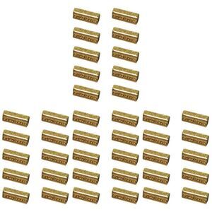 Gadpiparty 40 Pcs Mini Fake Mini Fake Gold Bar Dollhouse Gold Bar Dollhouse Gol